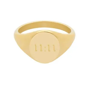 11:11 Signet Ring