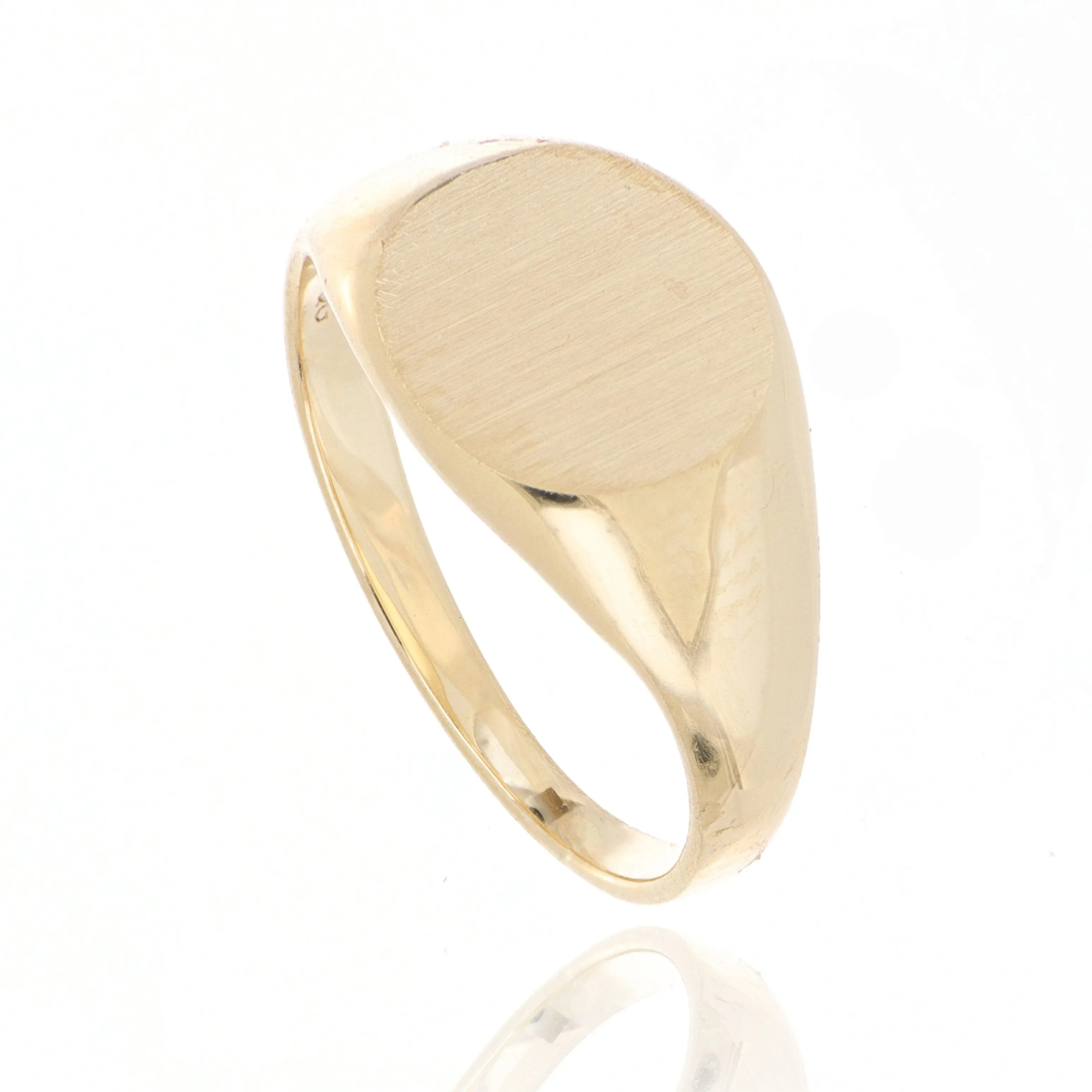 14k Yellow Gold Signet Ring