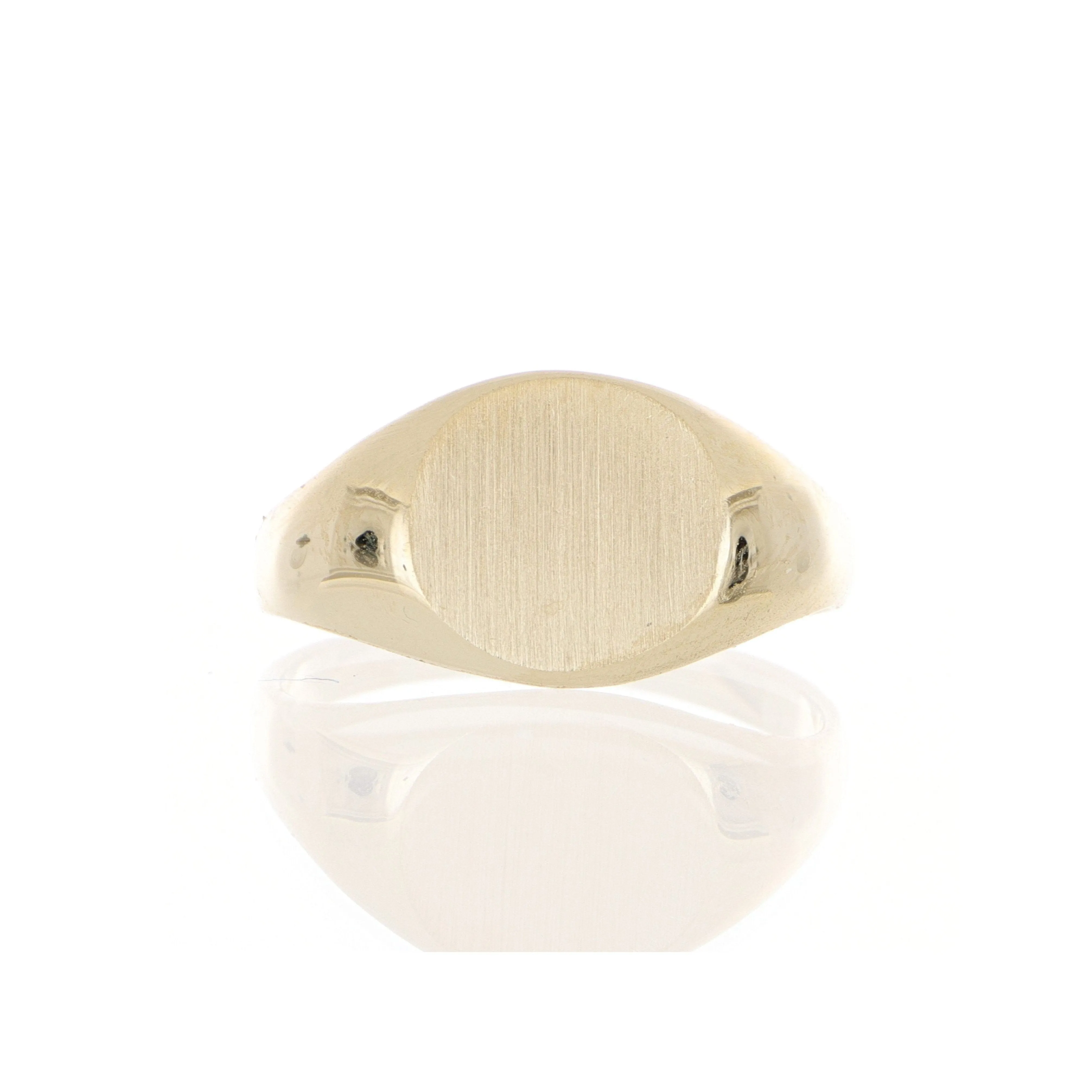 14k Yellow Gold Signet Ring