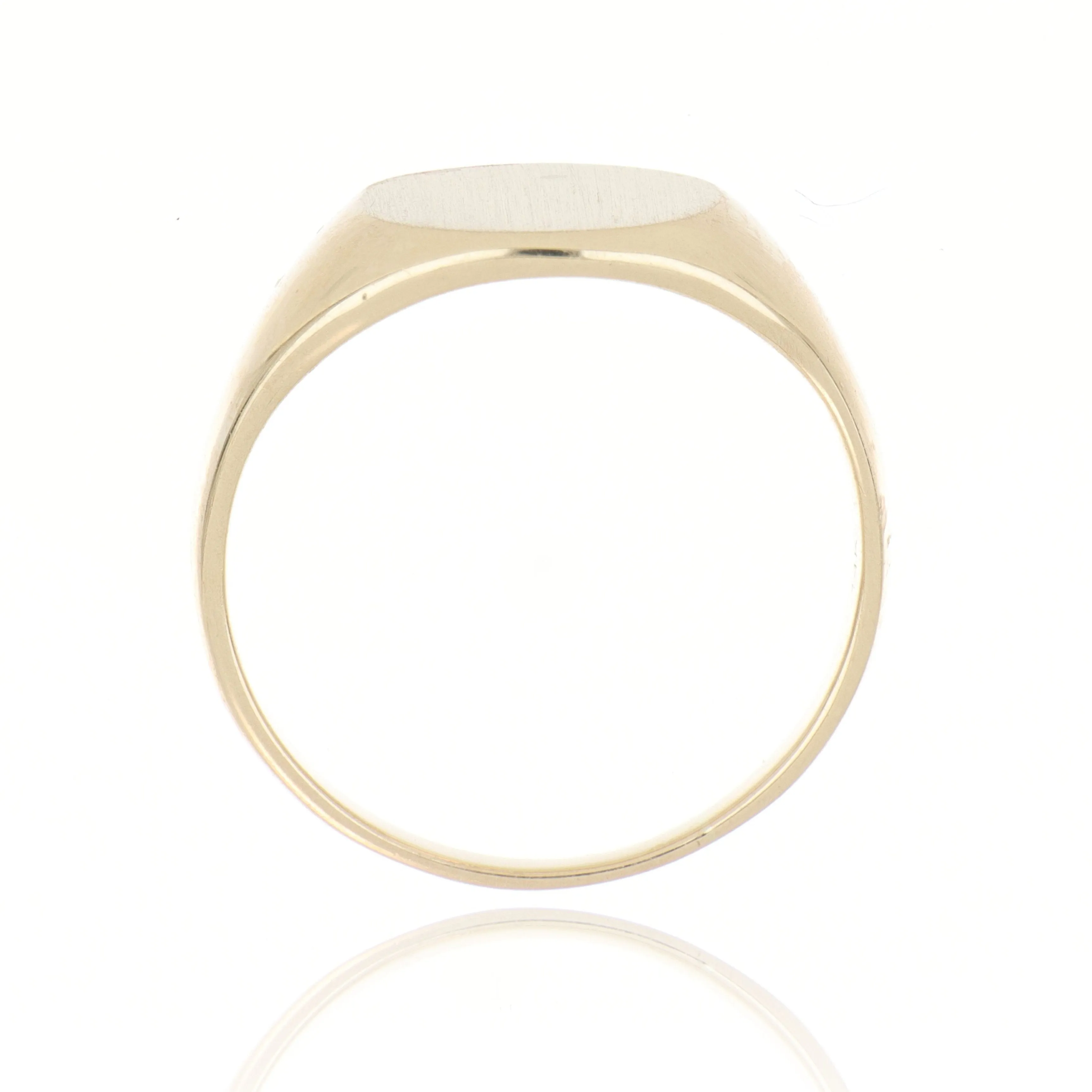 14k Yellow Gold Signet Ring