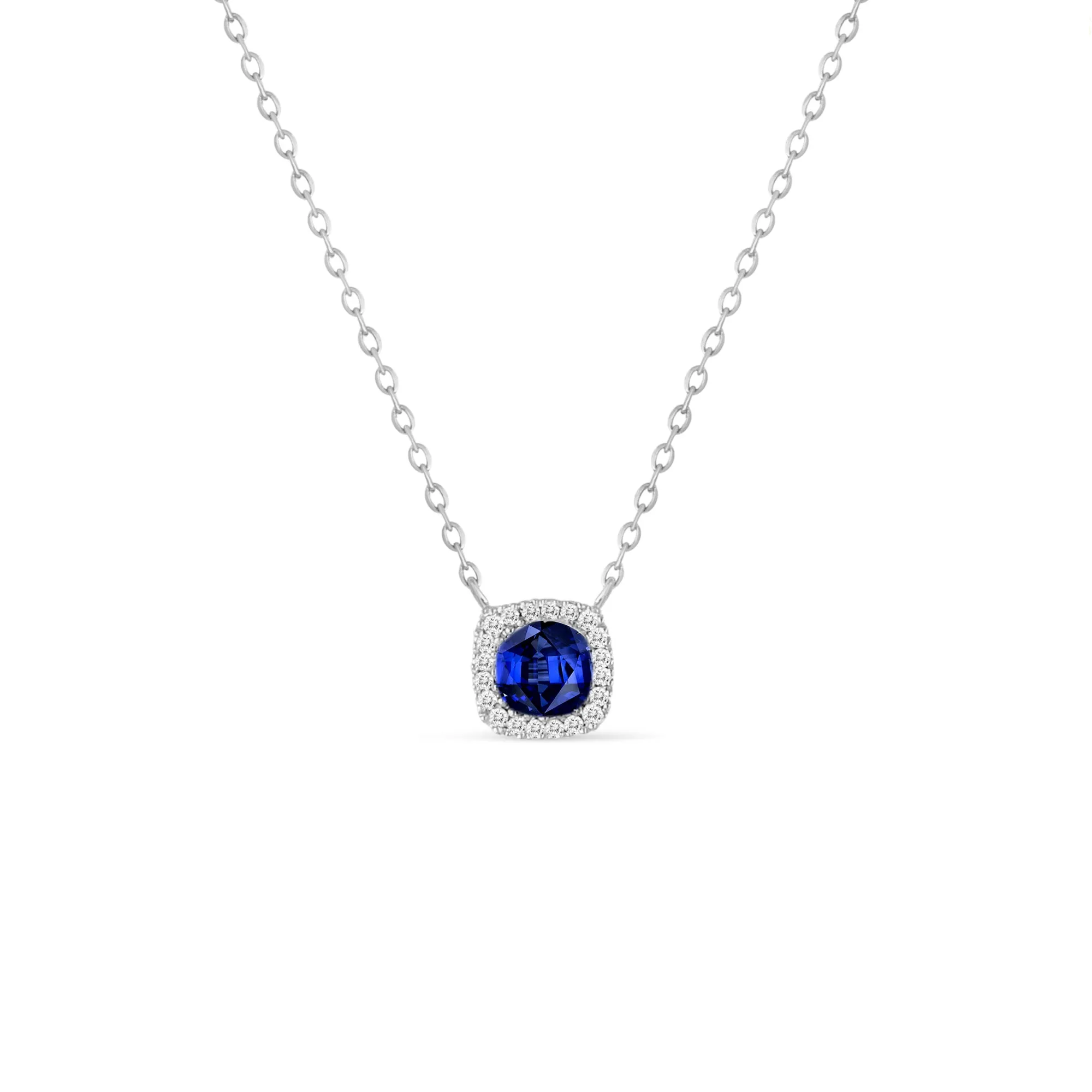 14KW 20D0.05CT,1SA0.33CT,CU/RD DIAMOND/SAPPHIRE NK  (118N402277WSA14)