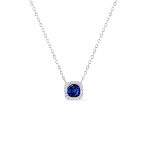 14KW 20D0.05CT,1SA0.33CT,CU/RD DIAMOND/SAPPHIRE NK  (118N402277WSA14)