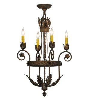 2nd Avenue Antonia 87806.18 Chandelier Light - Gilded Tobacco
