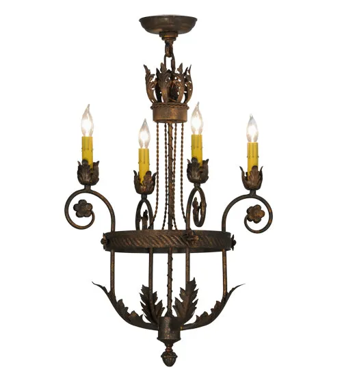 2nd Avenue Antonia 87806.18 Chandelier Light - Gilded Tobacco