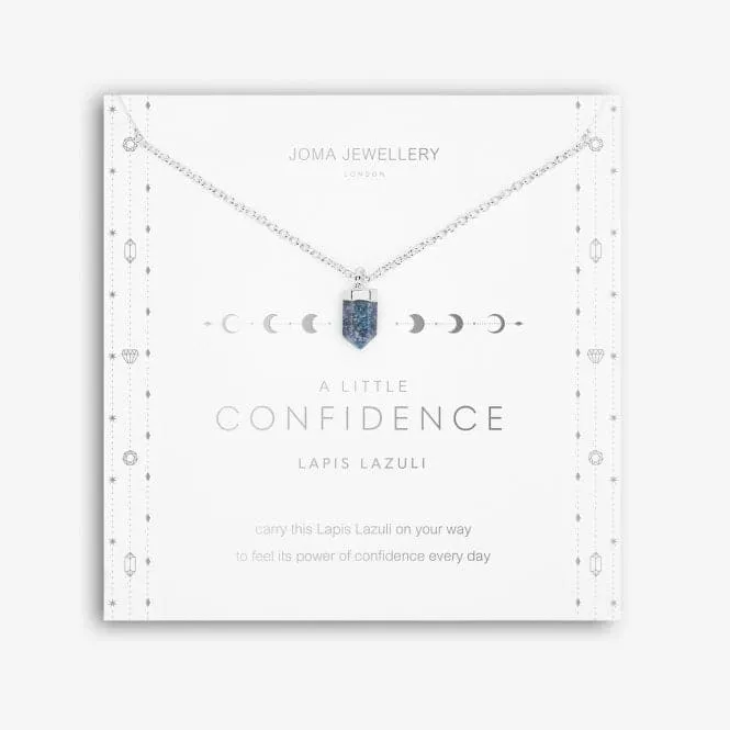 Affirmation Crystal Lapis Lazuli Necklace 5269 - Empowering Confidence
