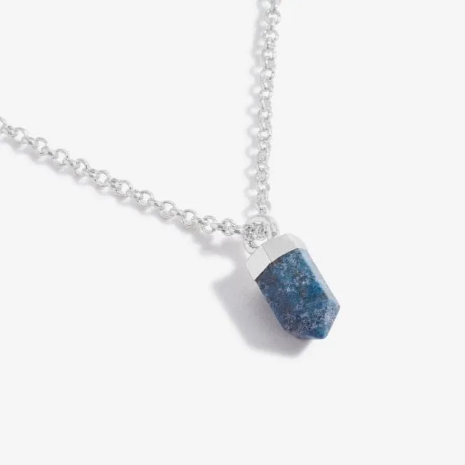 Affirmation Crystal Lapis Lazuli Necklace 5269 - Empowering Confidence
