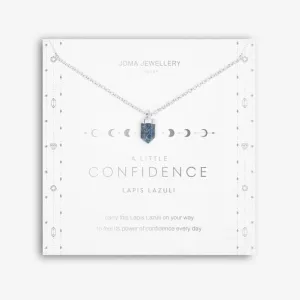 Affirmation Crystal Lapis Lazuli Necklace 5269 - Empowering Confidence