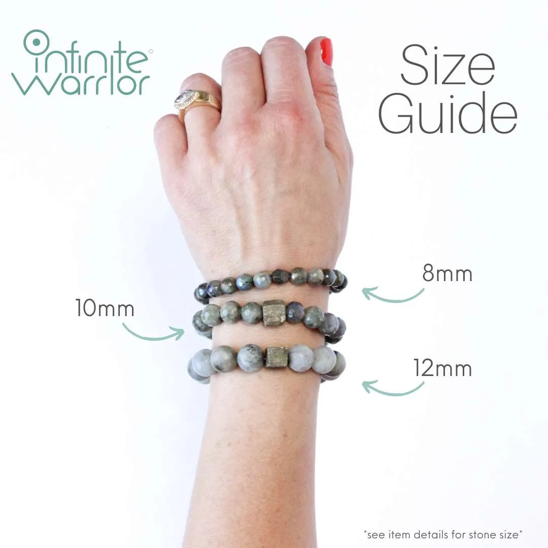 African Turquoise Bracelet | Matte Coconut Heishi