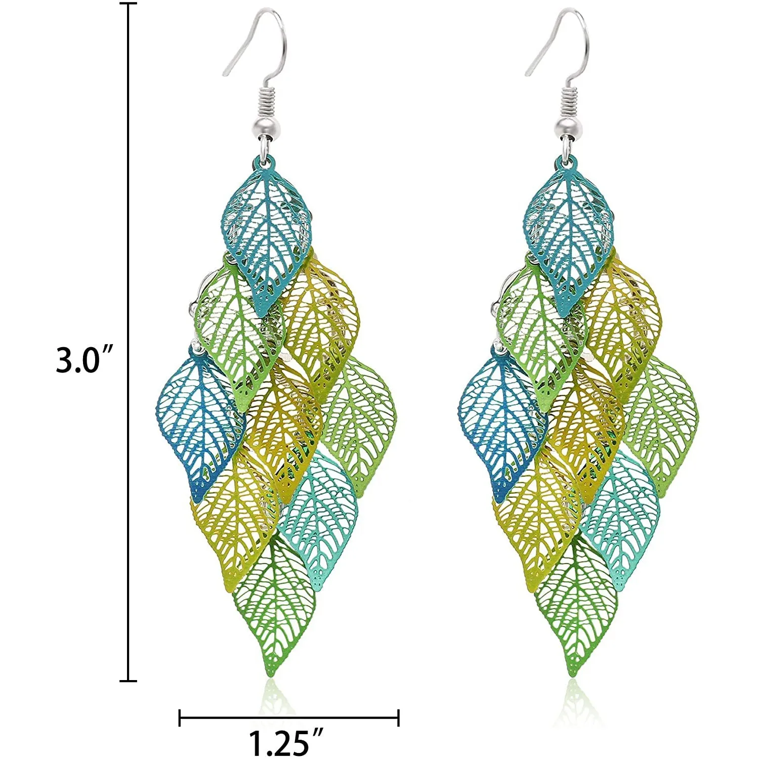 Aisansty Handmade Boho Super Lightweight Chandelier Dangle Drop Earring