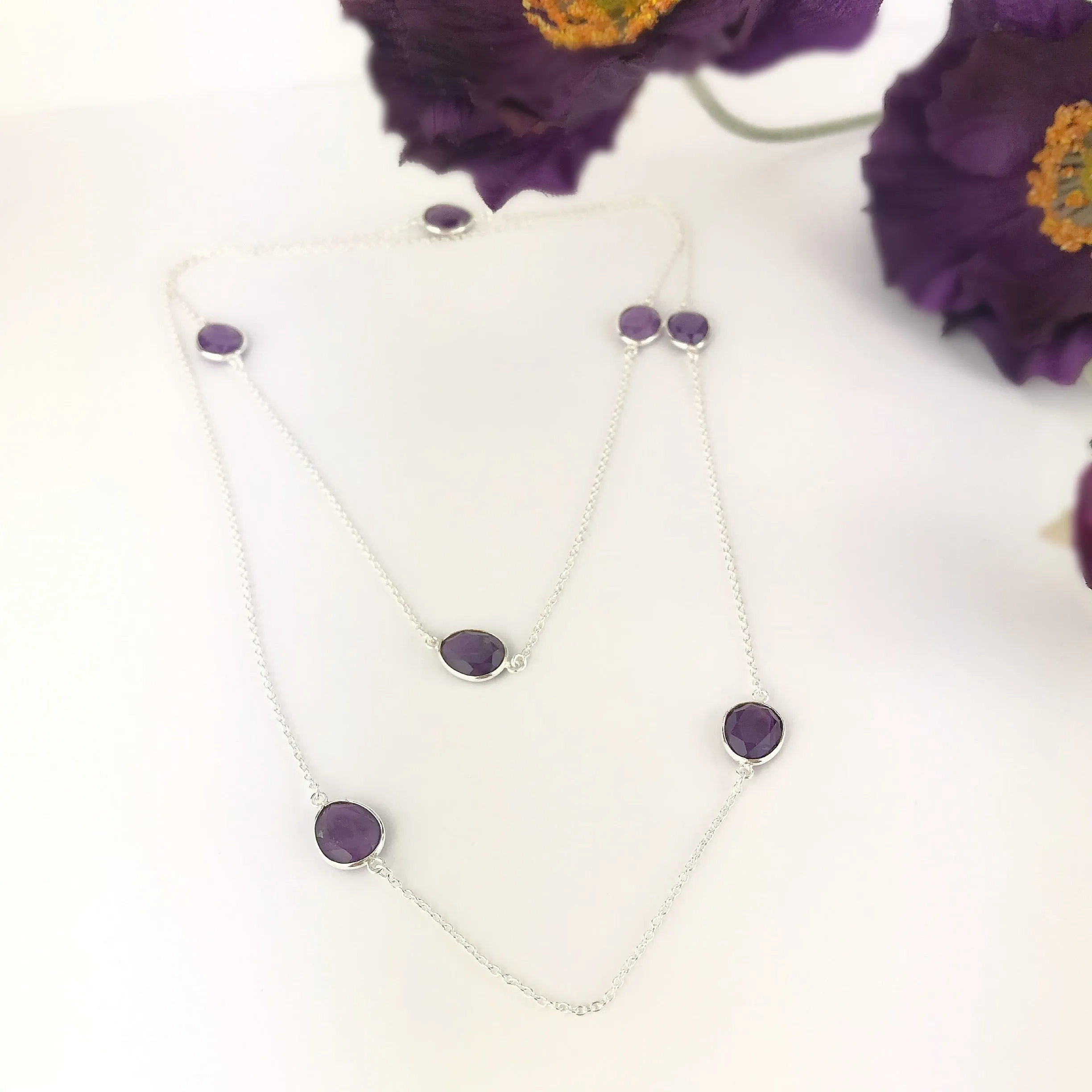 Amethyst Berries Necklace - VNKL216