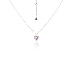 Amour Necklace | Amethyst & Silver