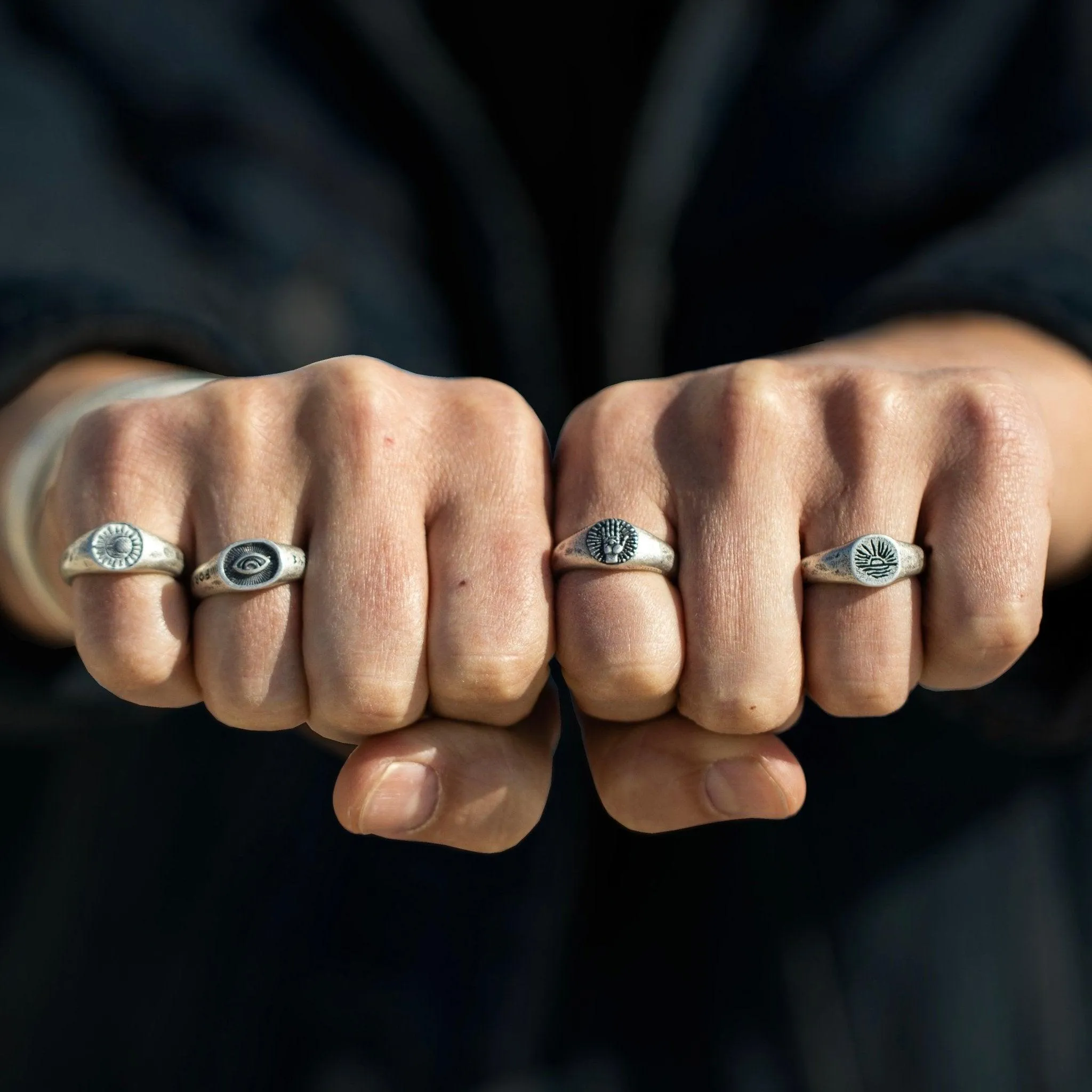 An Eye For An Eye Silver Signet Ring