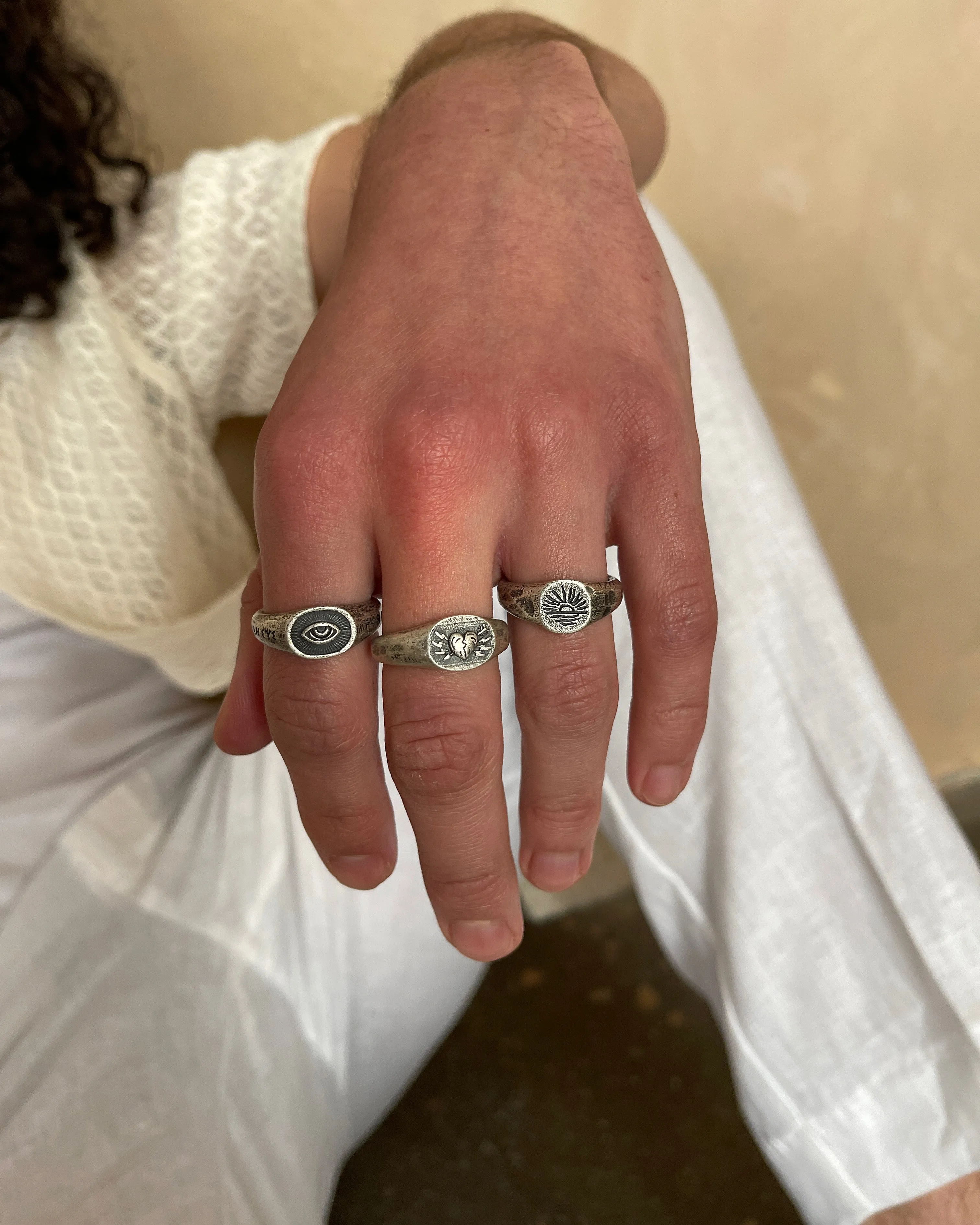 An Eye For An Eye Silver Signet Ring