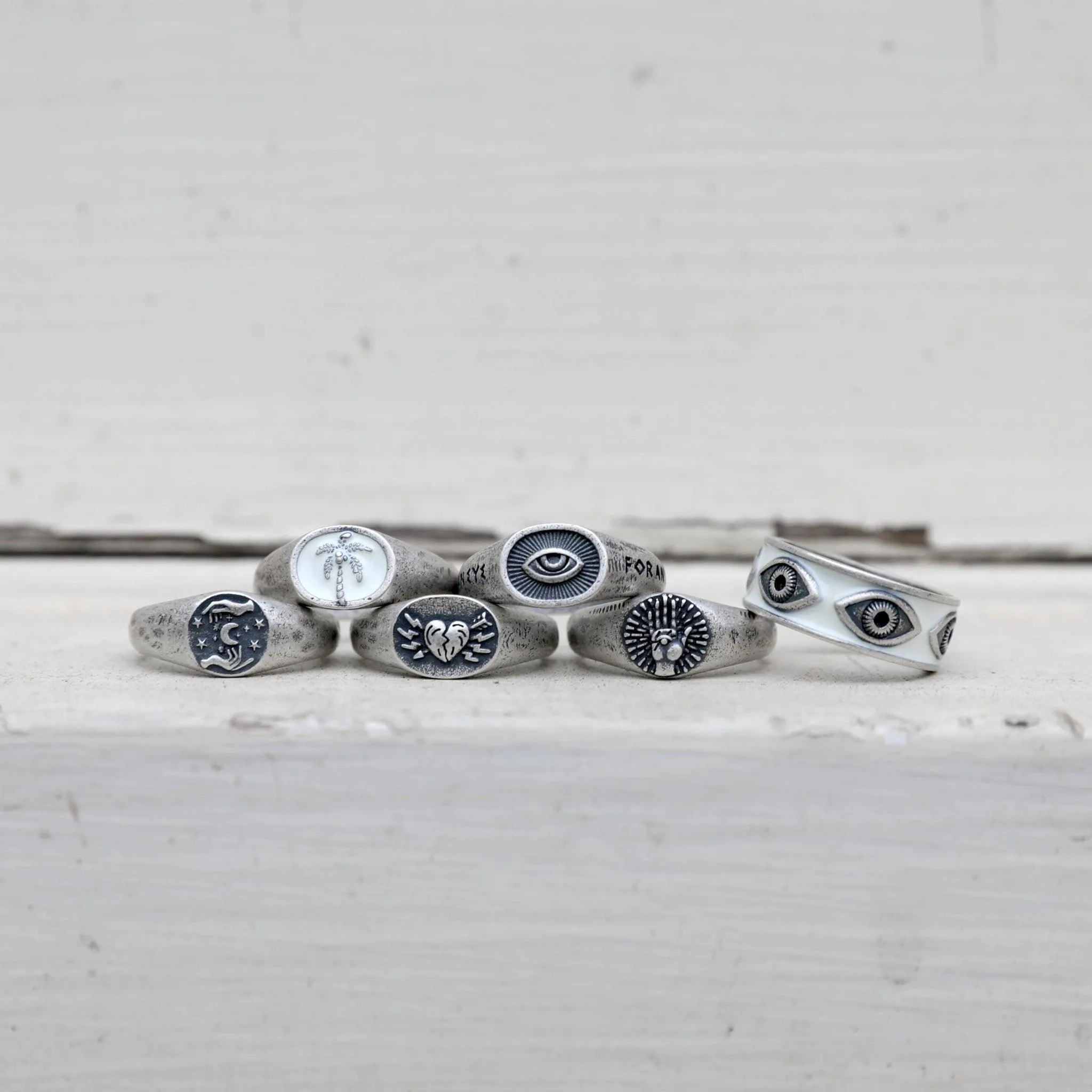 An Eye For An Eye Silver Signet Ring