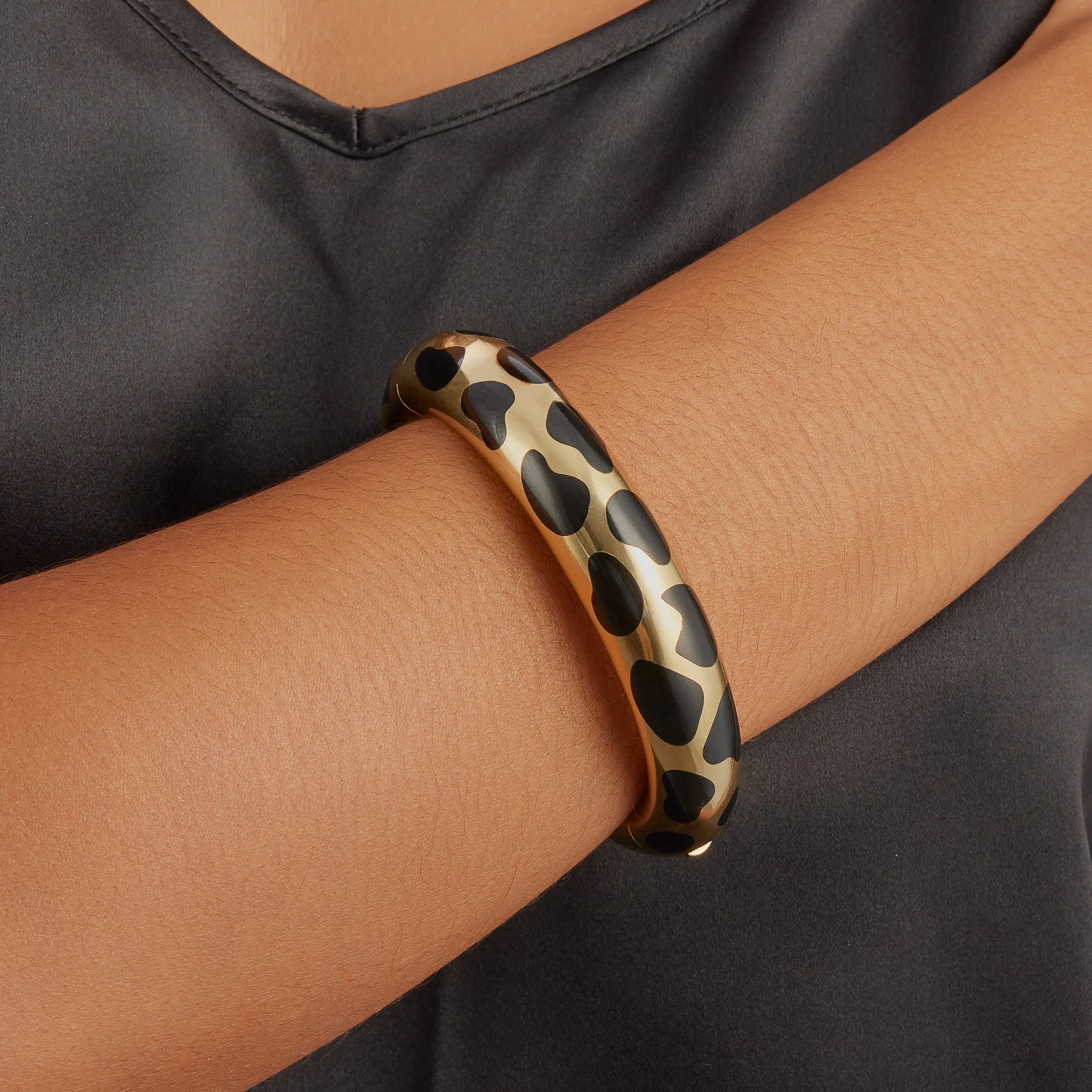 Angela Cummings for Tiffany & Co. Black Jade Bangle Bracelet