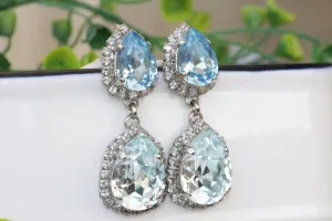 Aquamarine Chandelier Earring