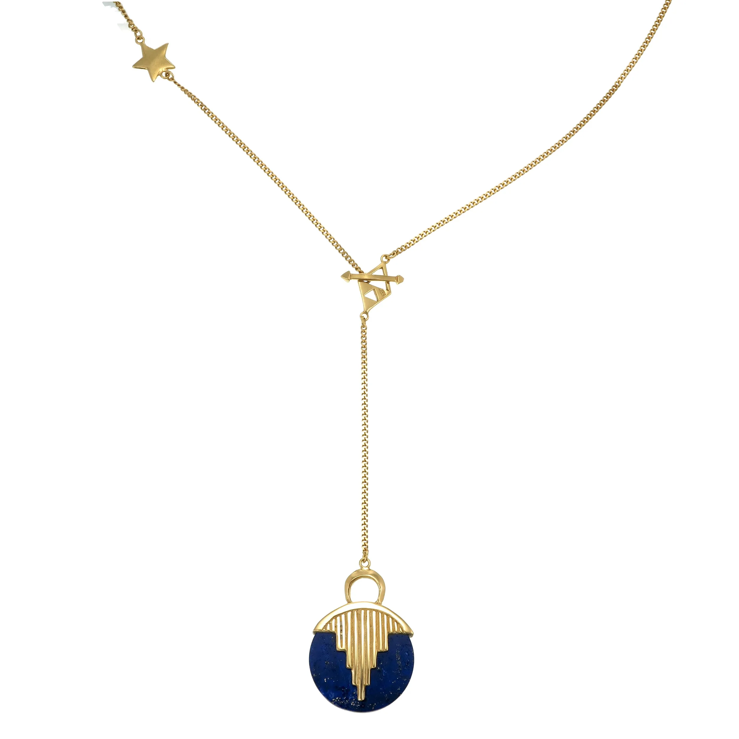 AURORA PENDULUM NECKLACE - GOLD