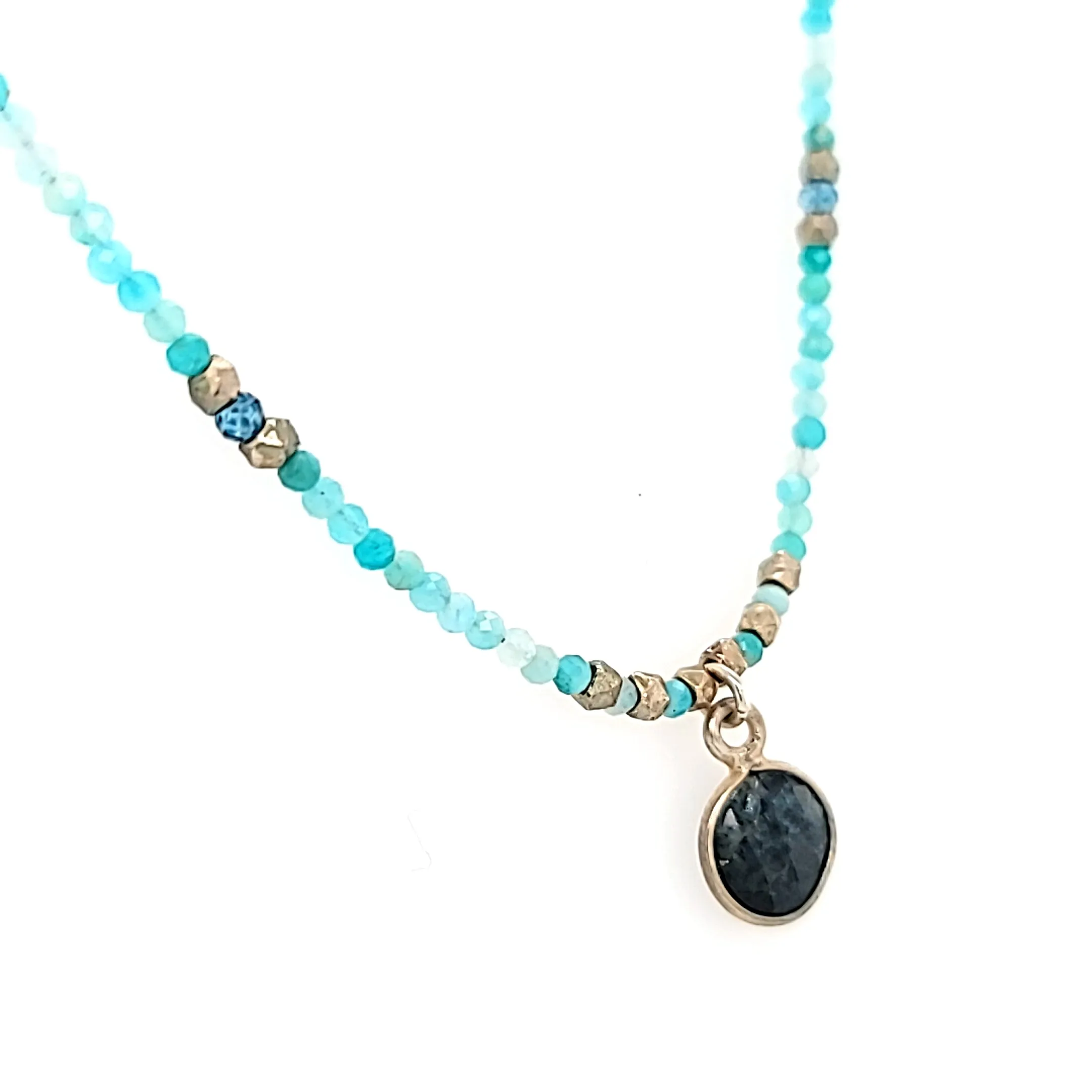 AVF Amazonite Beaded Necklace (SI2808)