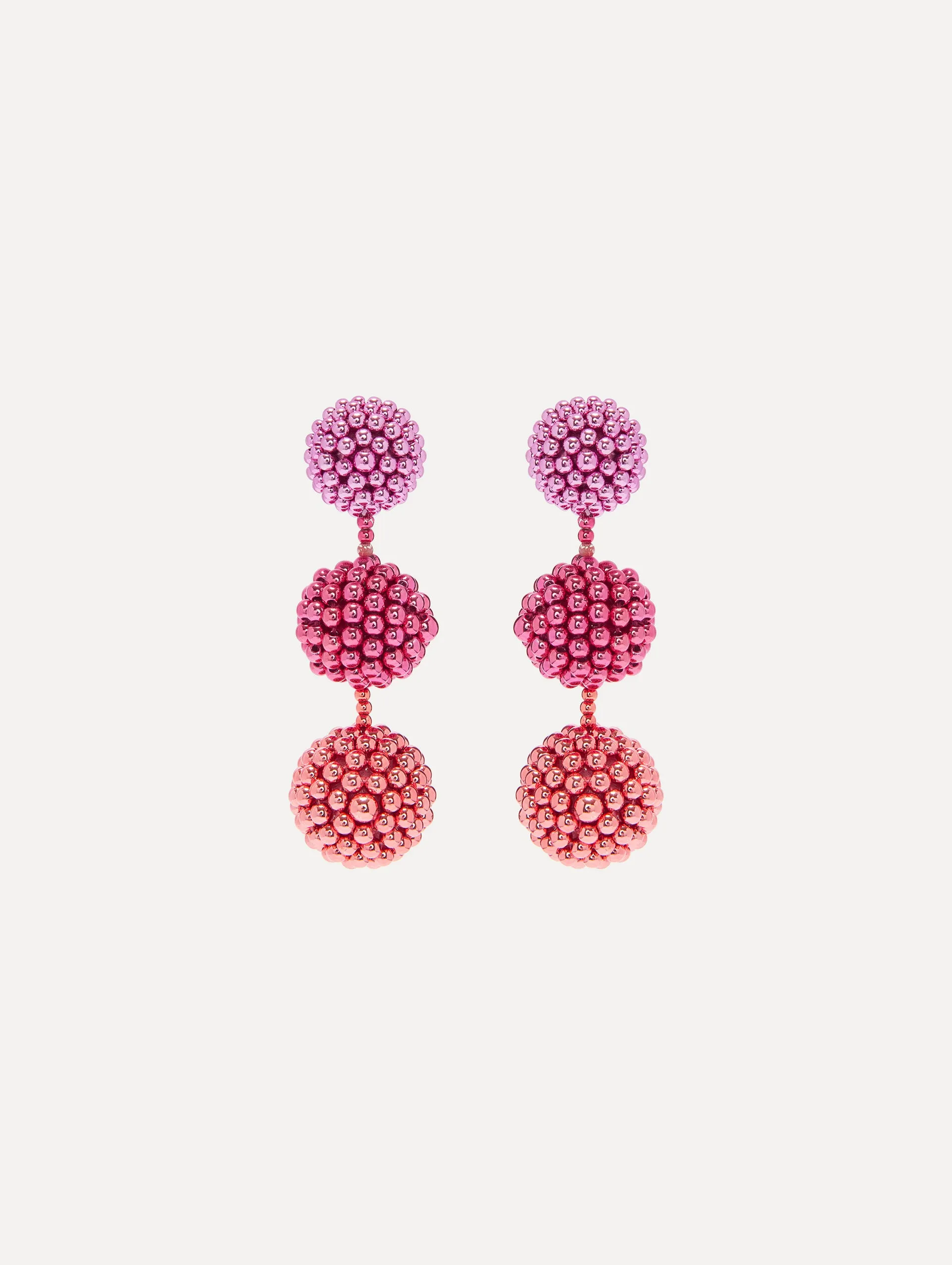 Beaded Sphere Earrings