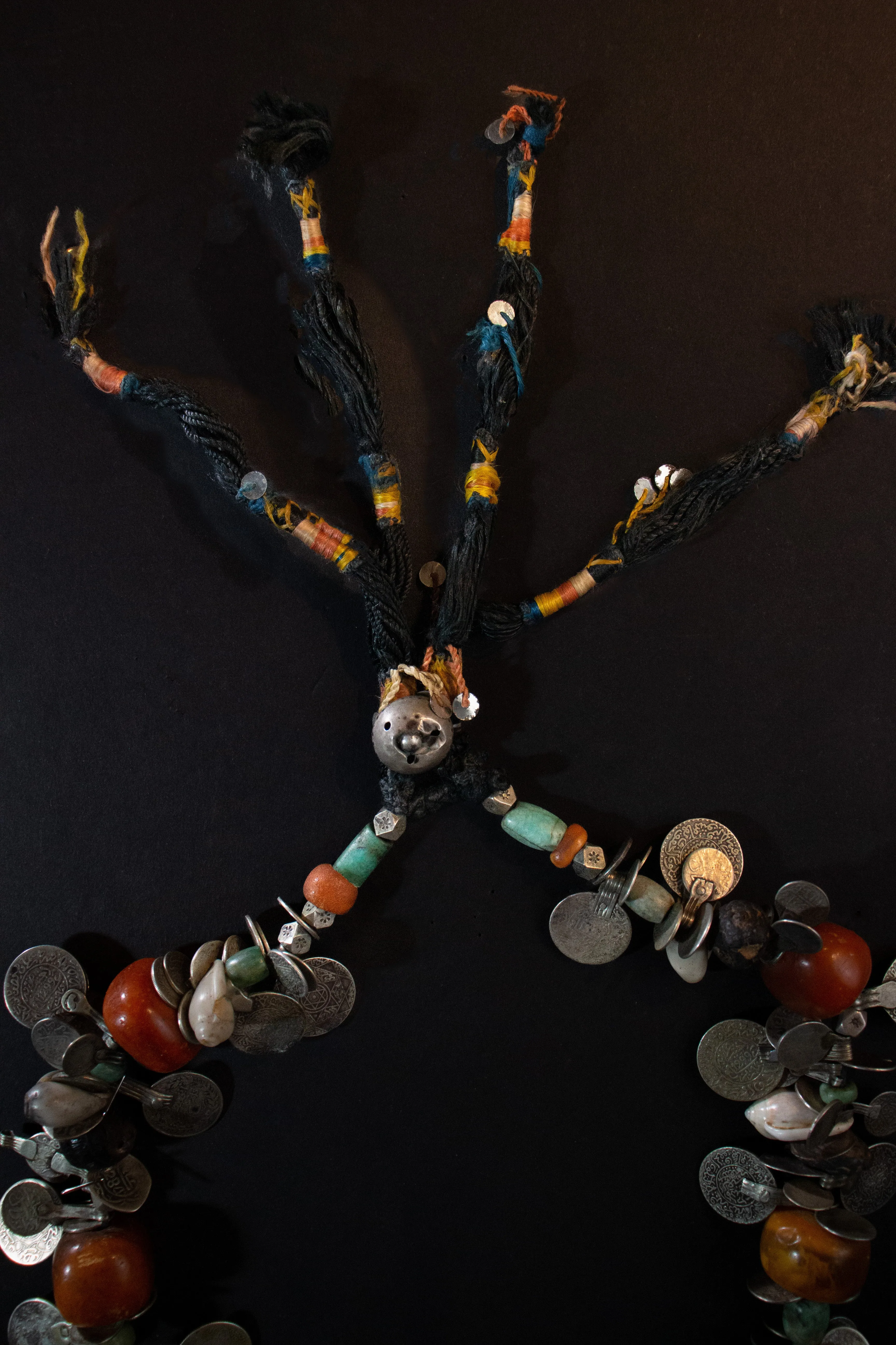 Berber Amber and Silver Necklace