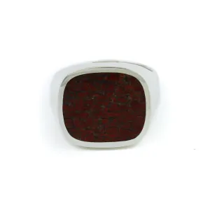 Black Jade x Signet Inlay Ring