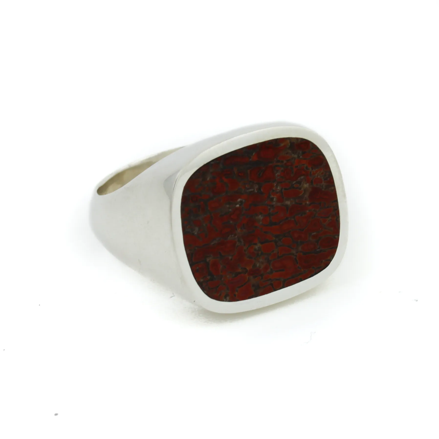 Black Jade x Signet Inlay Ring