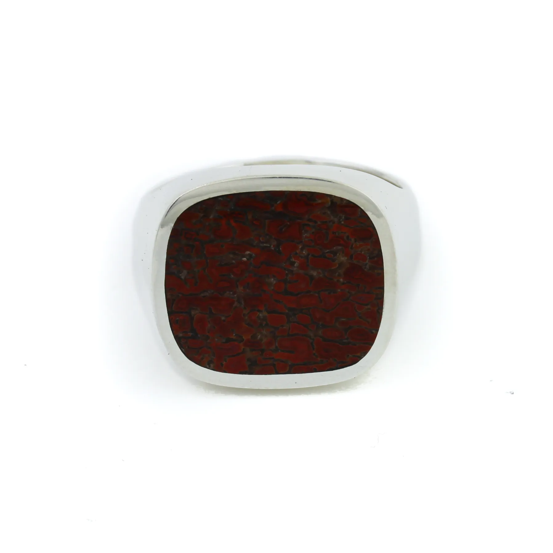 Black Jade x Signet Inlay Ring