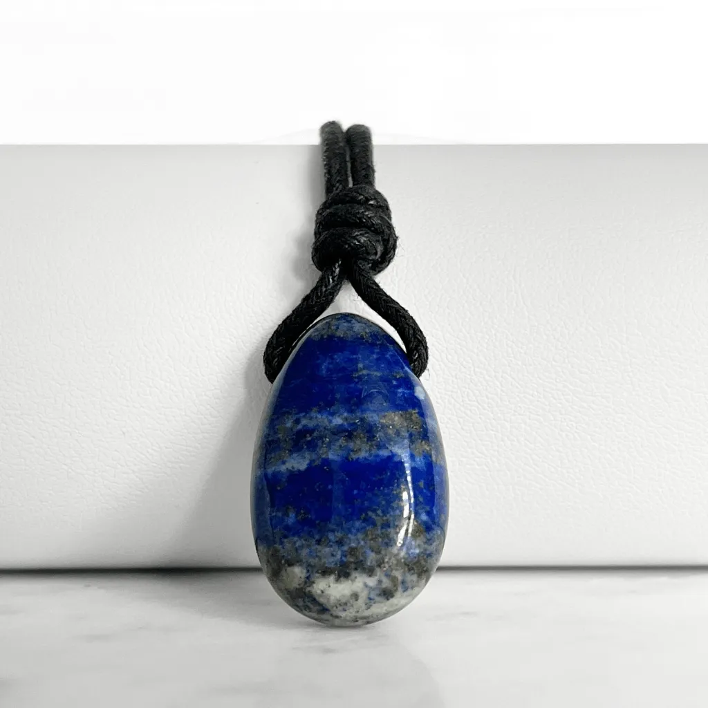 Blue Lapis Lazuli OOAK Gemstone Pendant - Cosmic Splendor