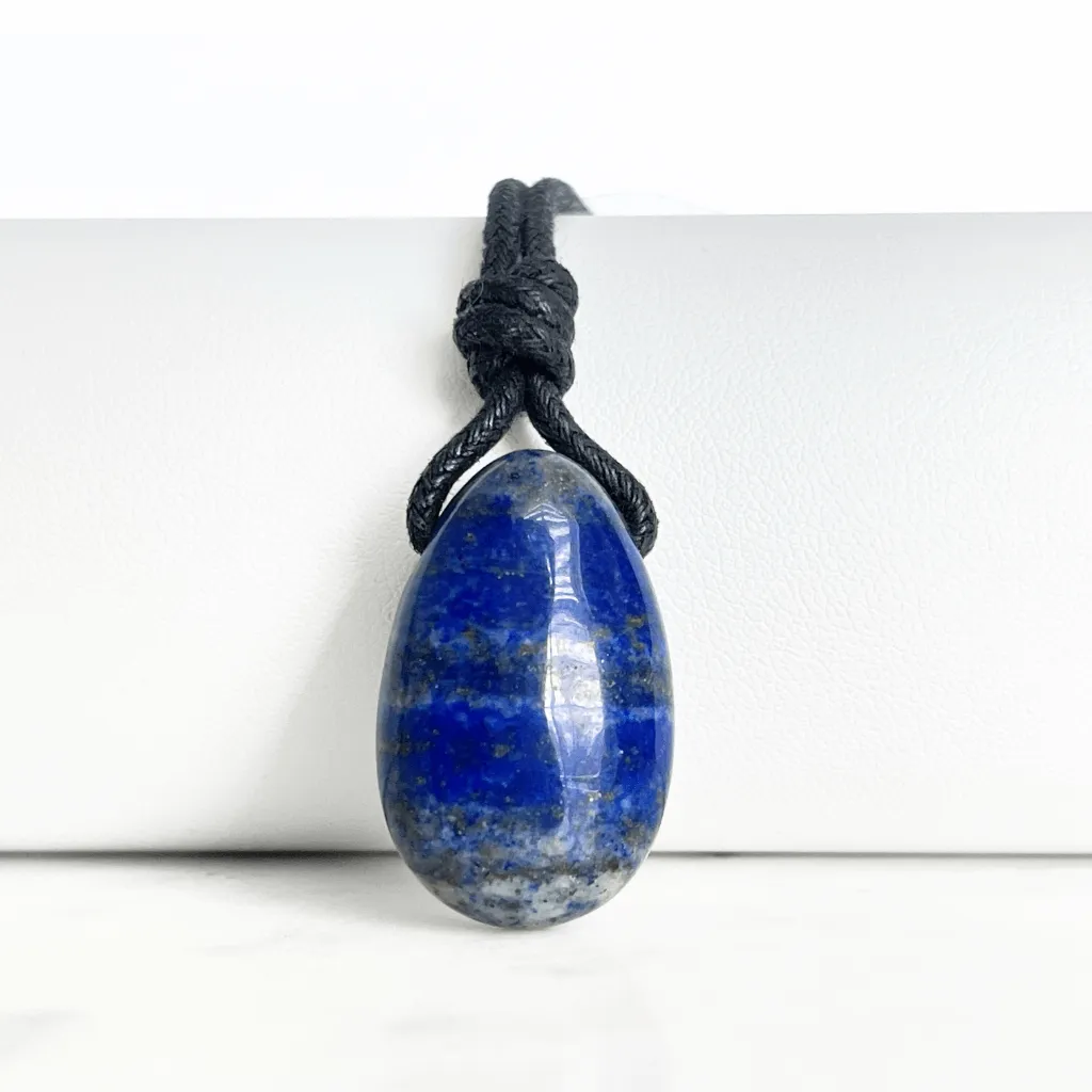Blue Lapis Lazuli OOAK Gemstone Pendant - Cosmic Splendor