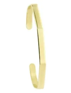 Brass Angled Cuff Bracelet