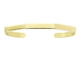Brass Angled Cuff Bracelet