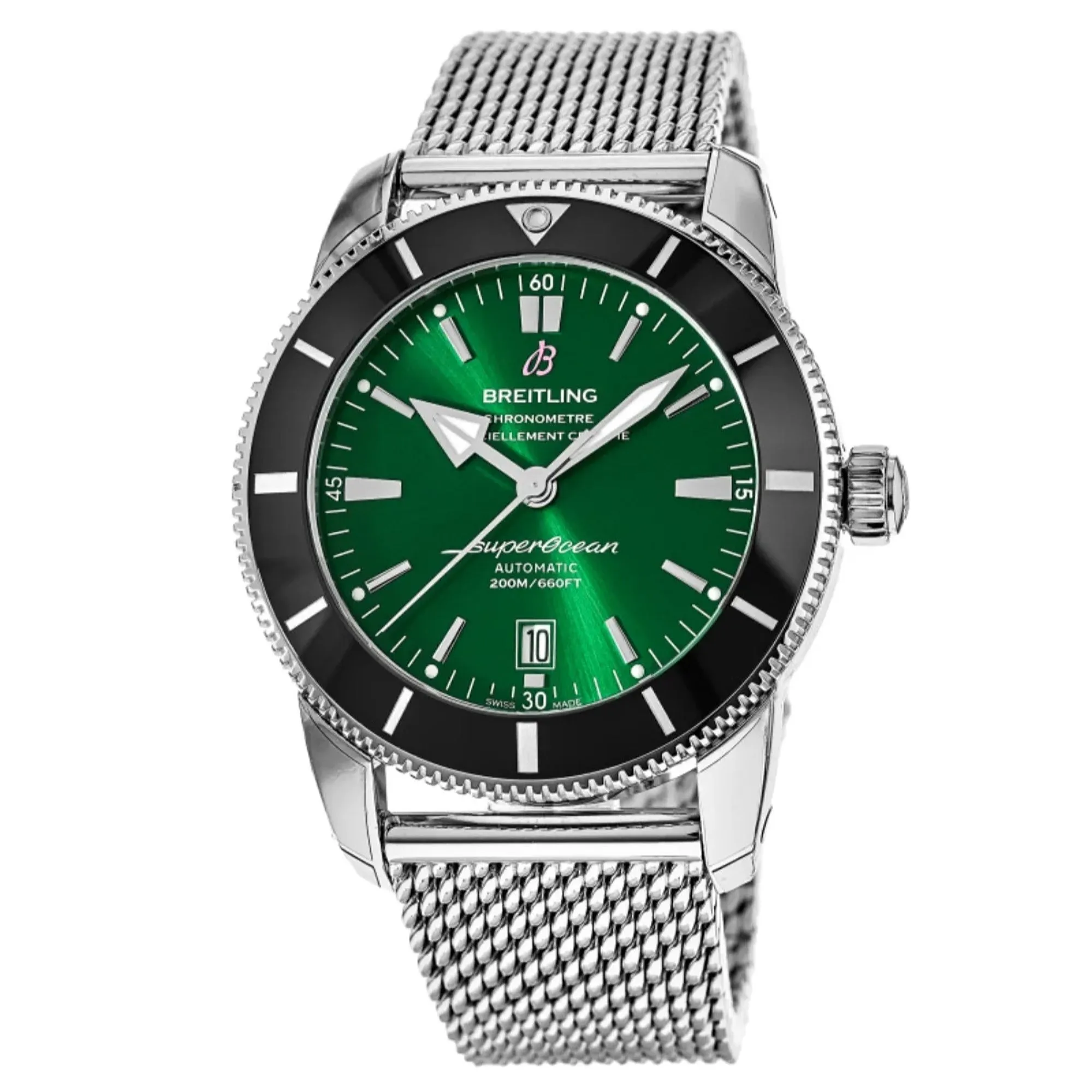 Breitling Men's AB2010121L1A1 Superocean Heritage Stainless Steel Watch