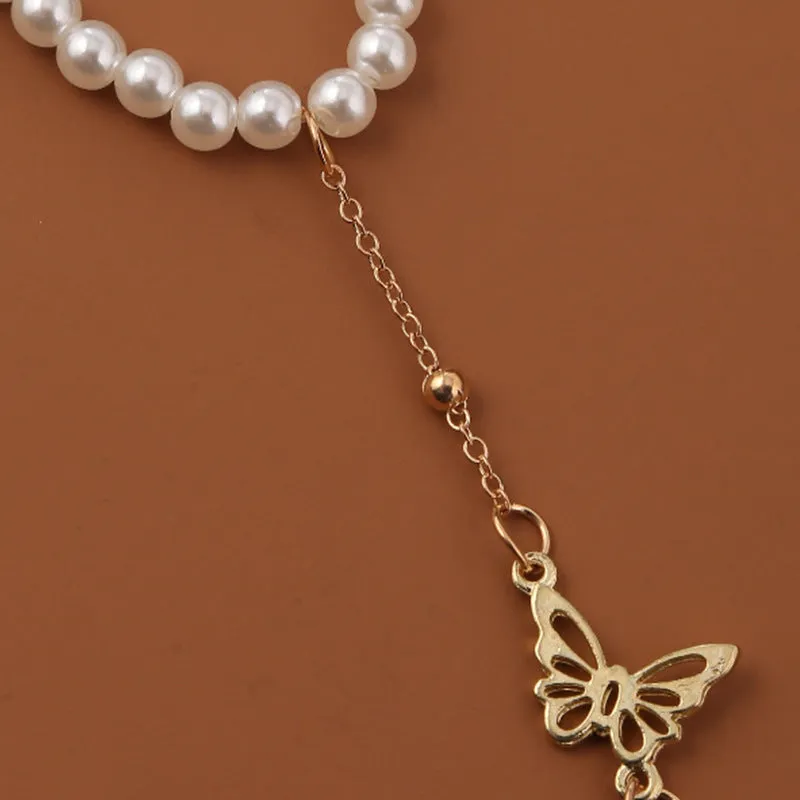 Butterfly Finger Bracelet Ladies Bracelet