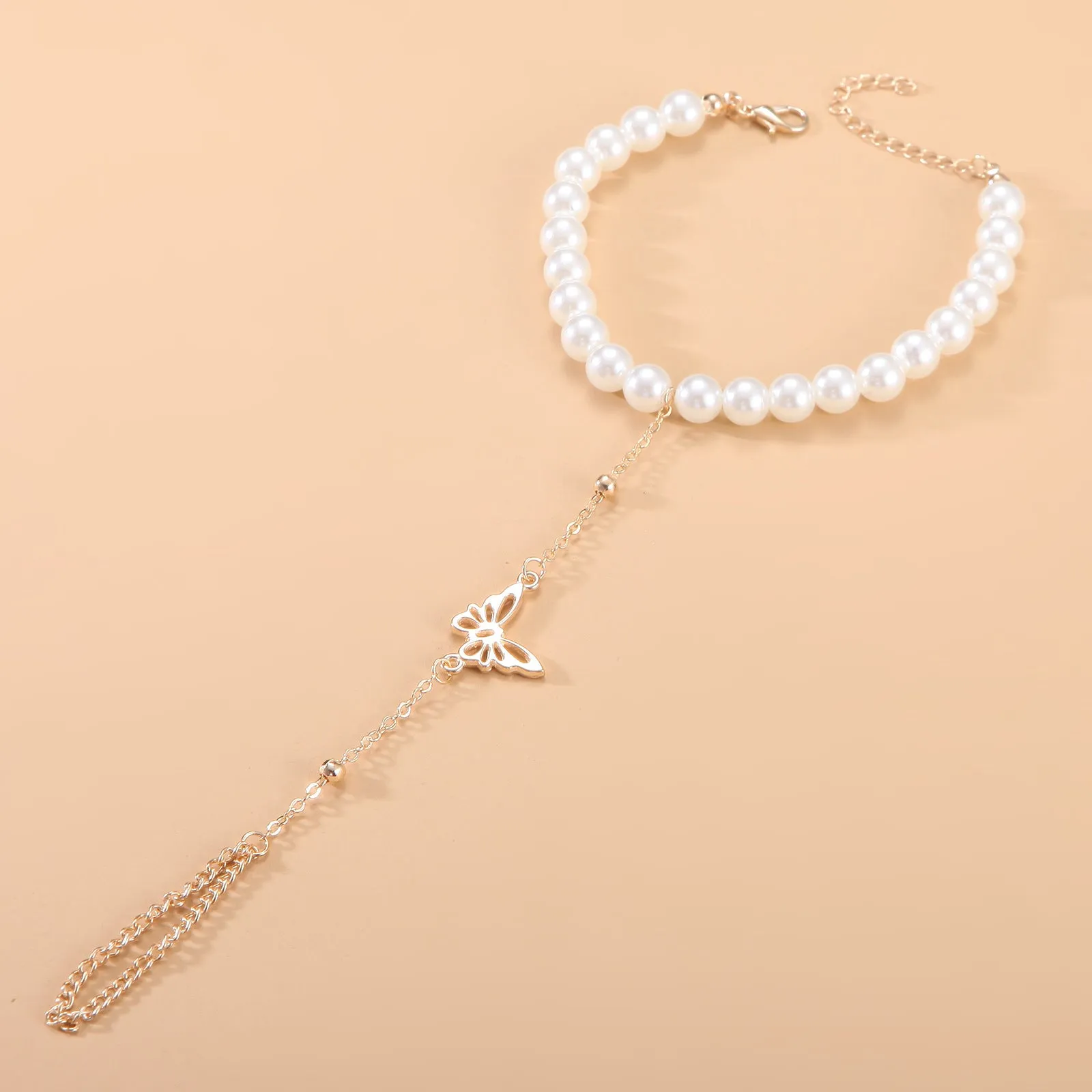 Butterfly Finger Bracelet Ladies Bracelet