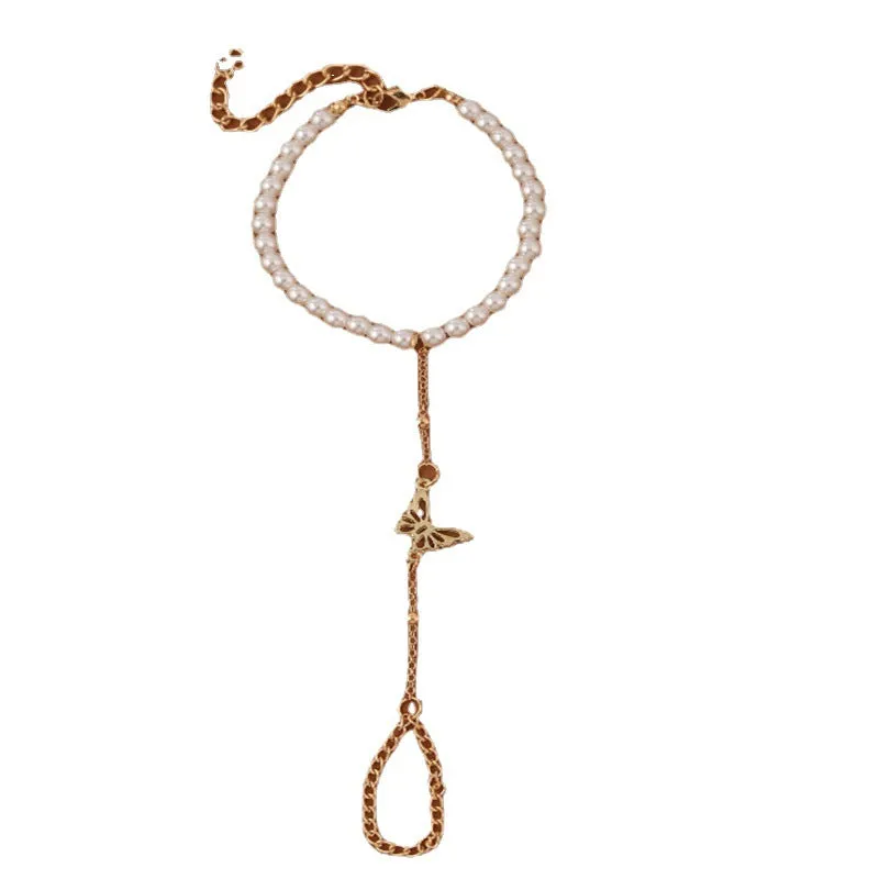Butterfly Finger Bracelet Ladies Bracelet