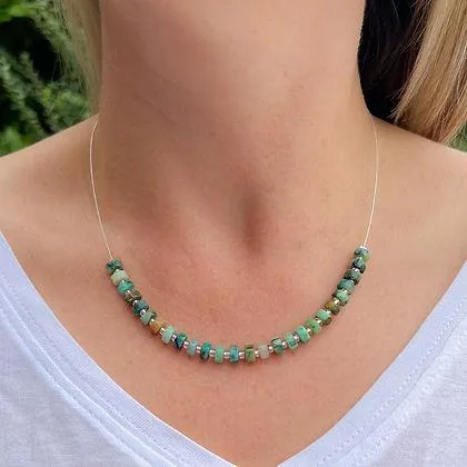 Carrie Elspeth Botanicals Half Beaded Necklace