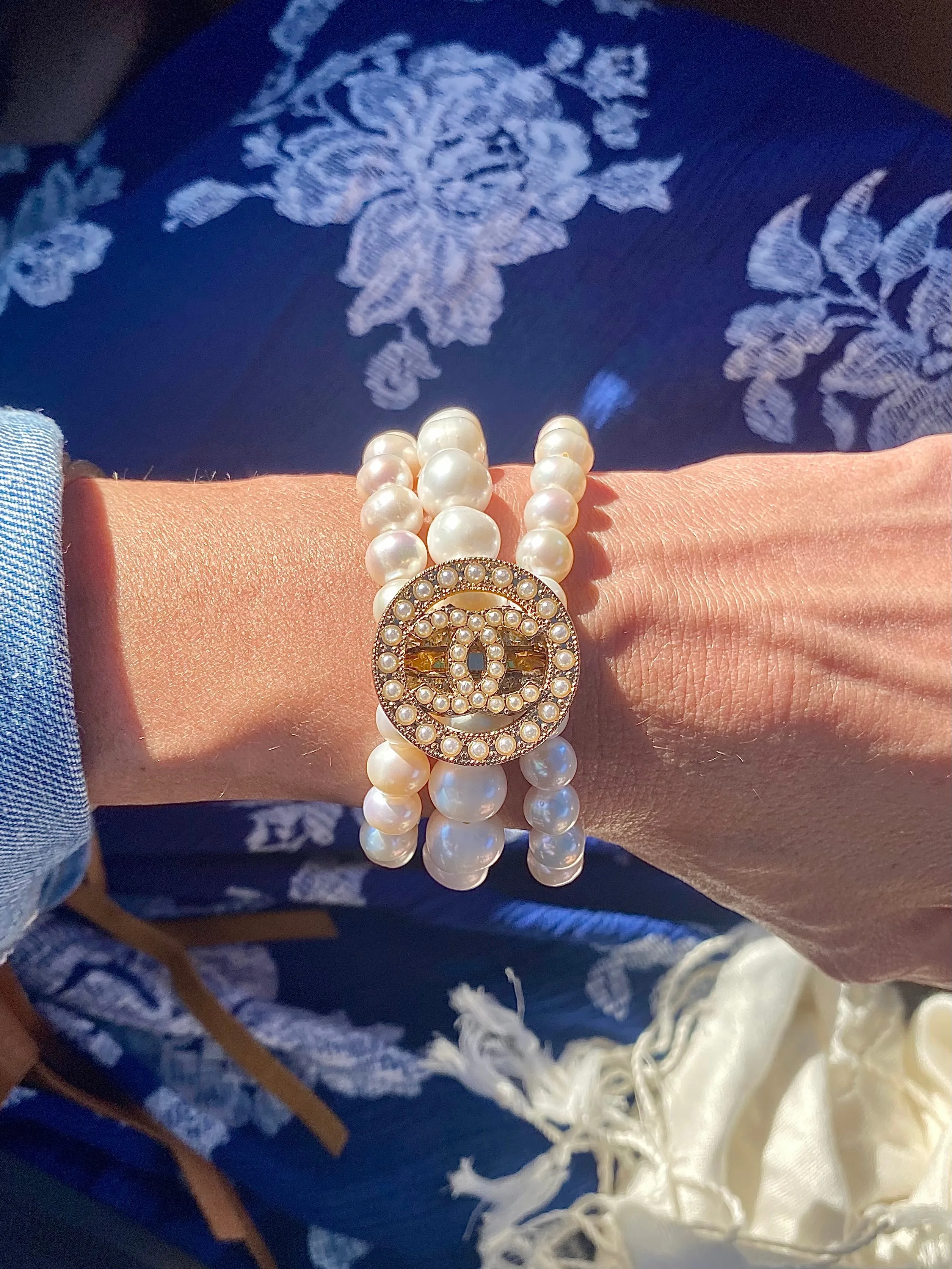 CC ALL Pearl Button bracelet