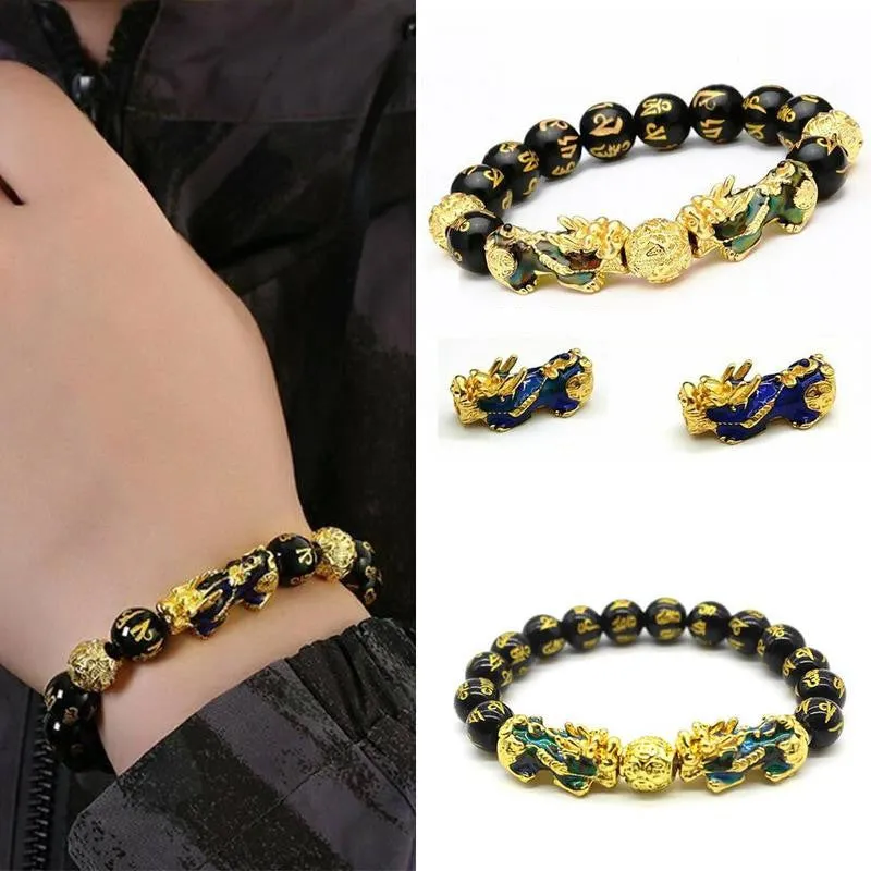 Color Changing Pixiu Six-character Mantra Bracelet Fashion