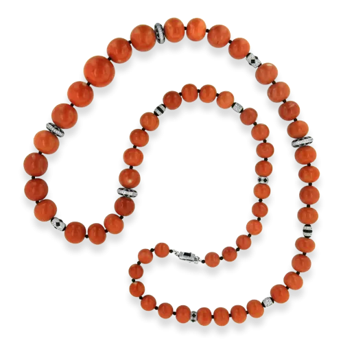 Coral Bead Necklace