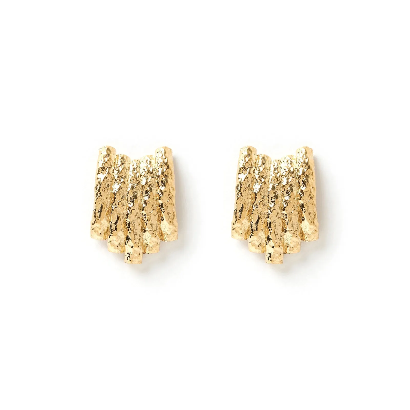 Coral Gold Earrings