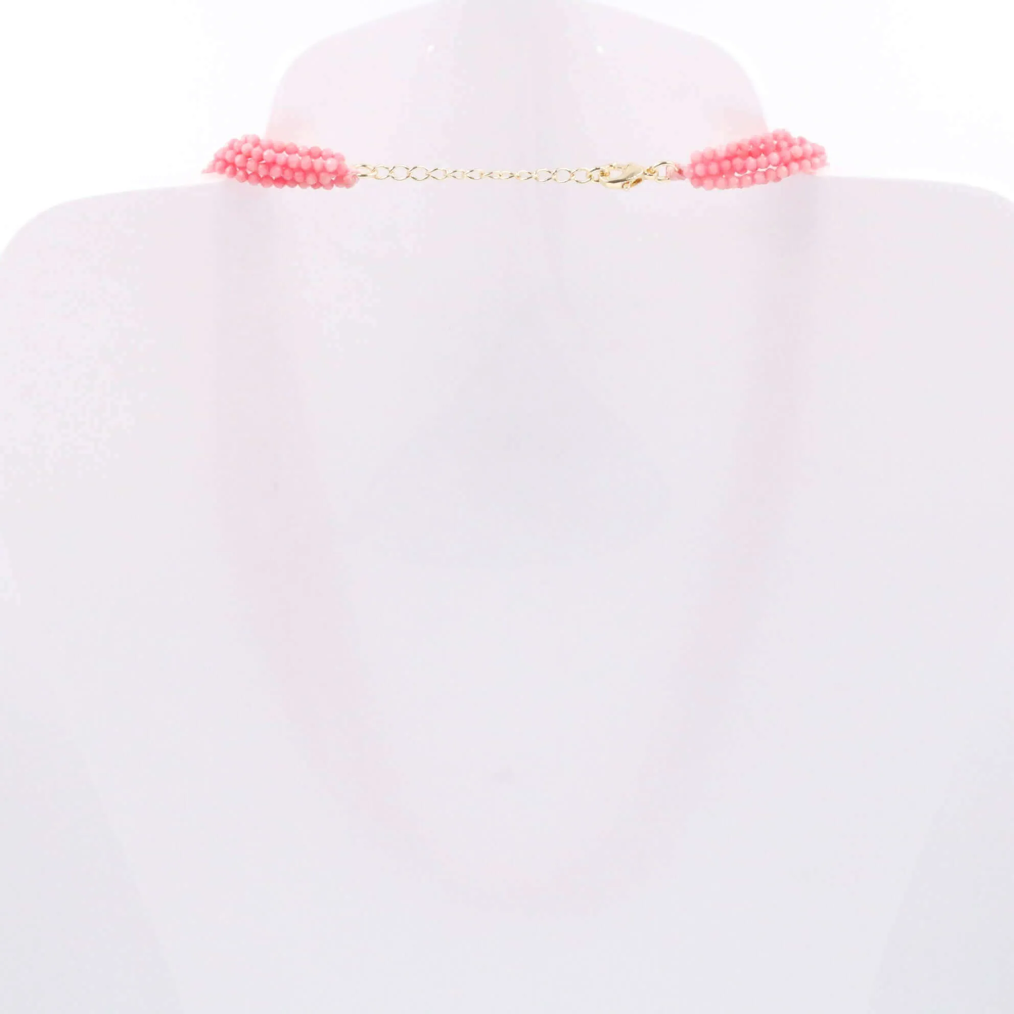Coral Necklace Pink Coral Necklace Faceted Coral Necklace Layered Necklace Multi Strand Pink Coral Strand Necklace SKU 6142912