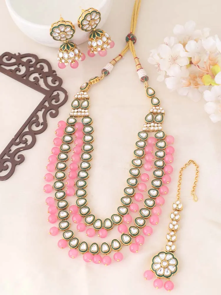 Coral Sanatish Jewellery Set