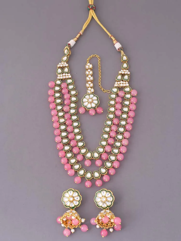 Coral Sanatish Jewellery Set