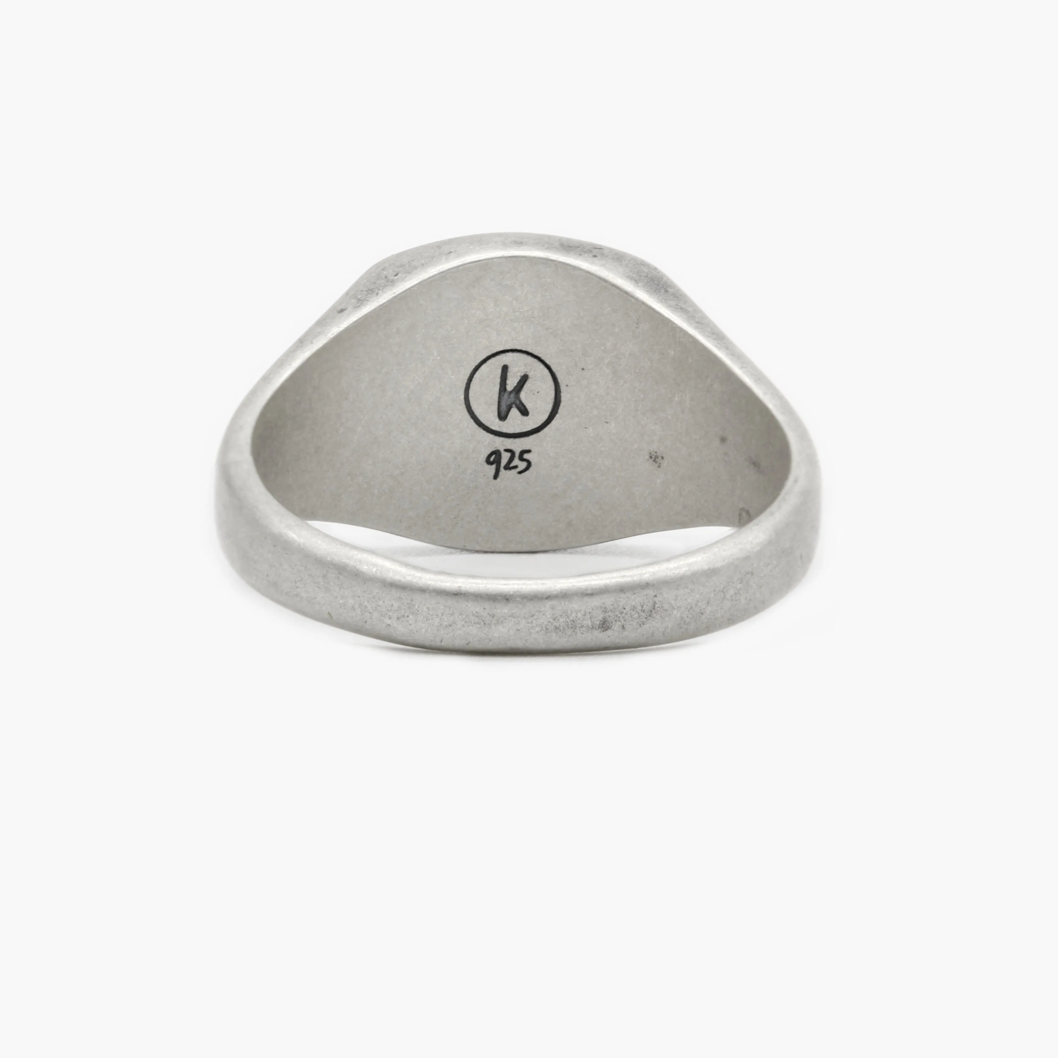 Cushion Signet Ring With Tiger Eye Stone