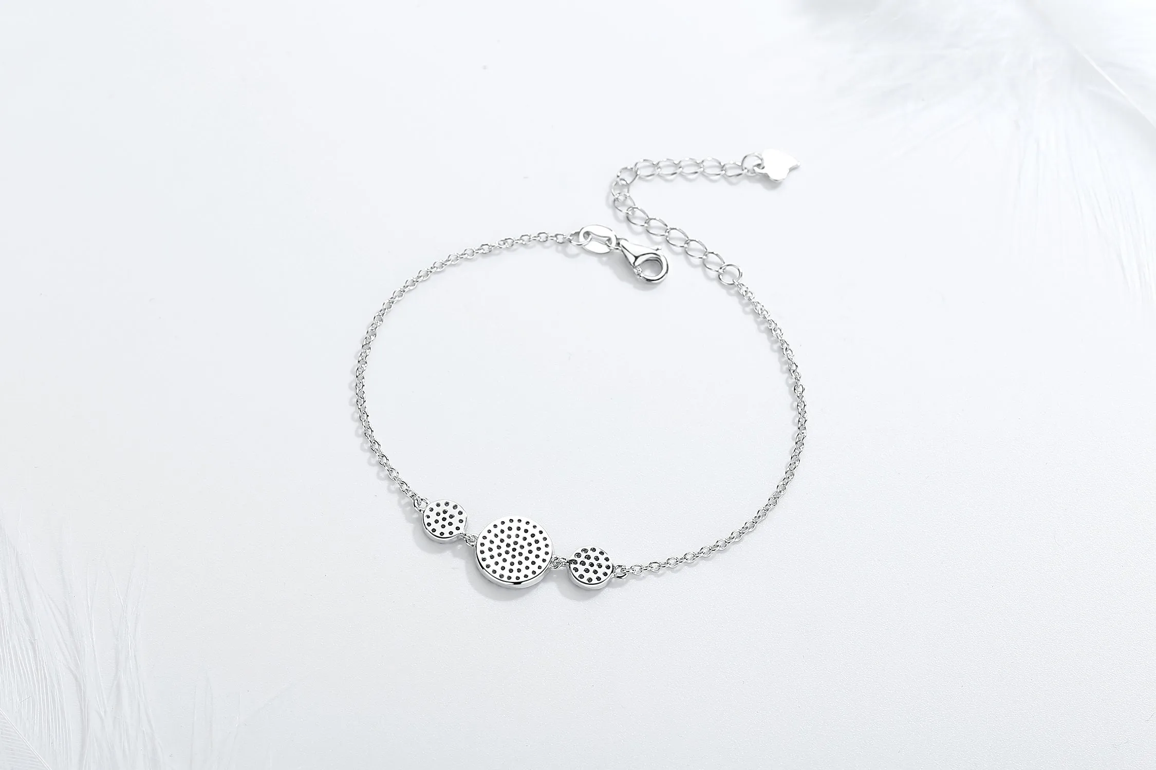 DAYANA EVIL EYE SILVER BRACELET