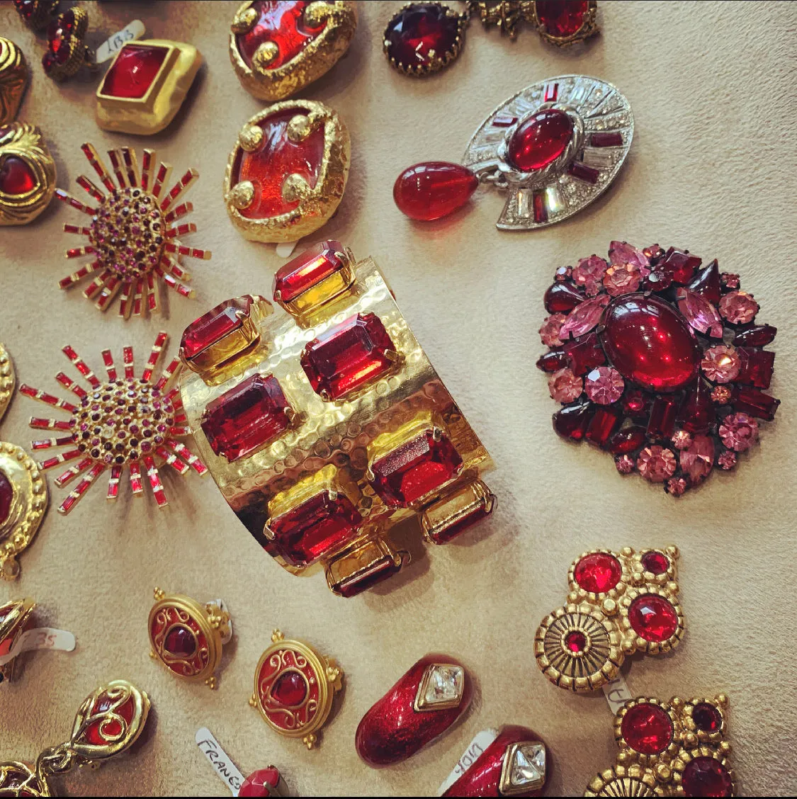 Dolce & Gabanna Red Statement Bracelet