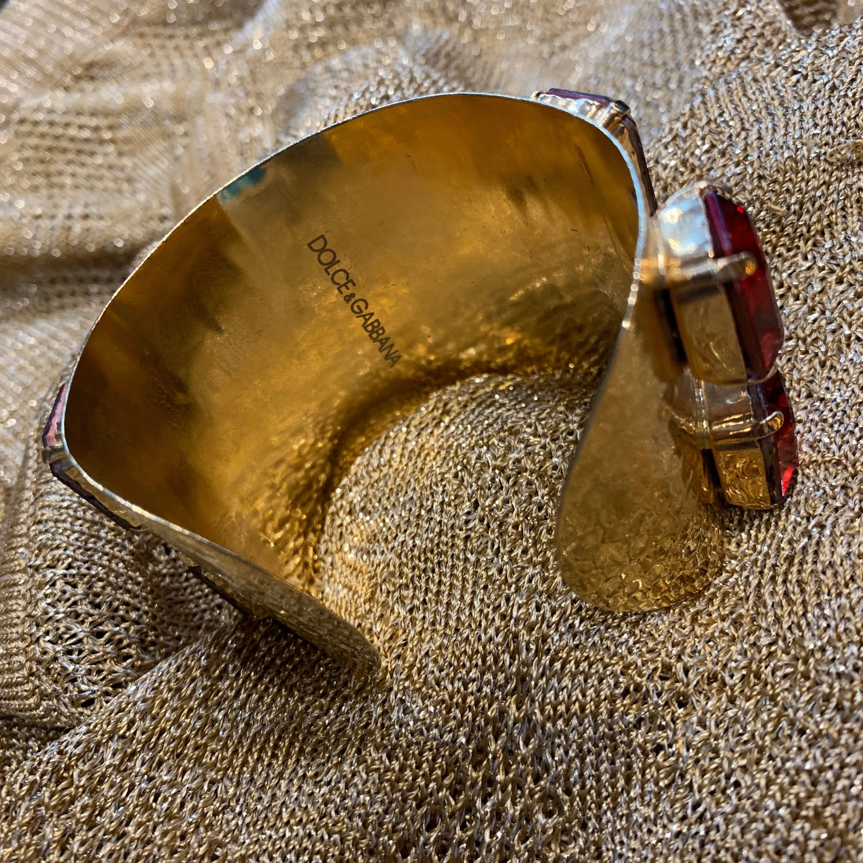 Dolce & Gabanna Red Statement Bracelet