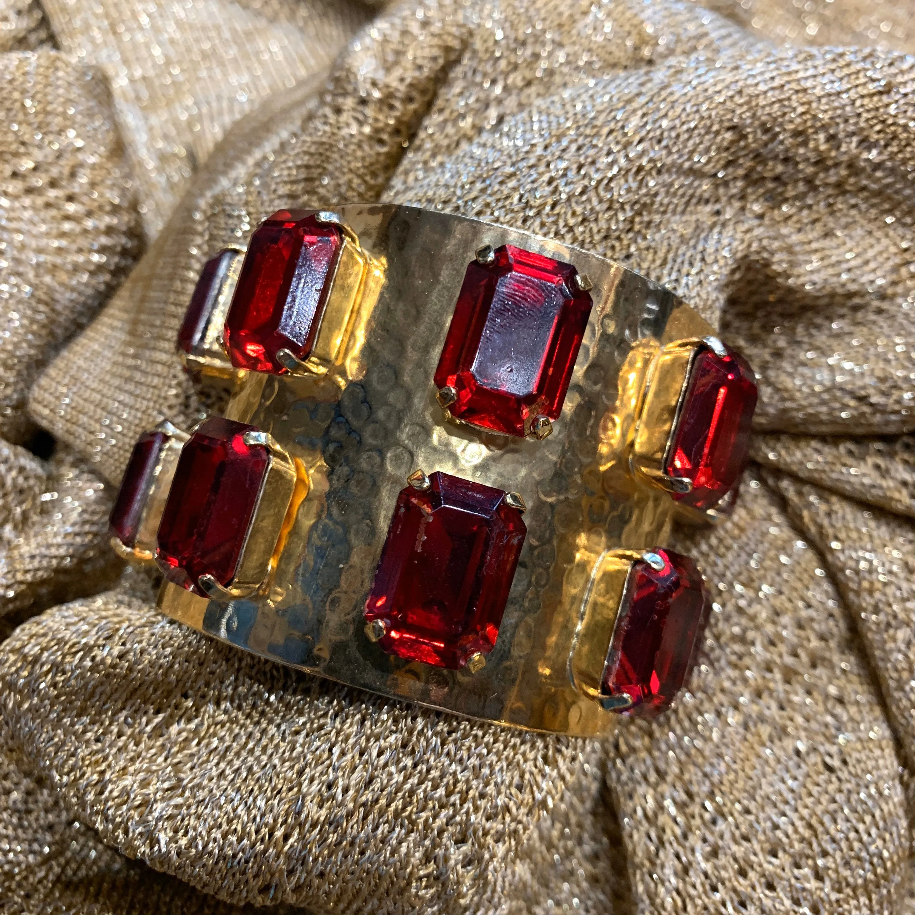 Dolce & Gabanna Red Statement Bracelet
