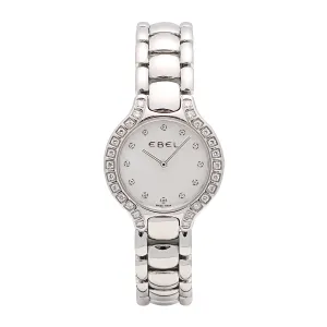 Ebel Beluga Mini Stainless Steel MOP Dial Diamonds 25mm Quartz (Preowned) (FINAL SALE)