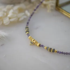 Elakshi Amethyst Boho Necklace